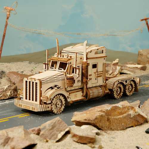 3D-Holzbausatz -Heavy Truck