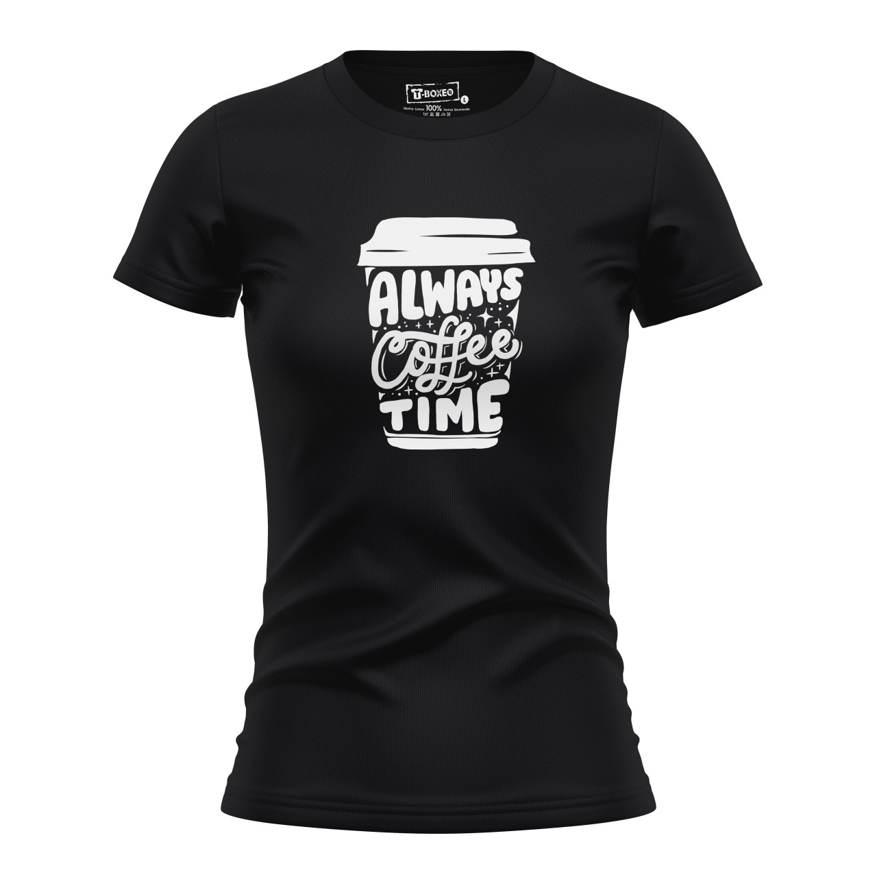 Dámské tričko s potiskem “Always Coffee Time”
