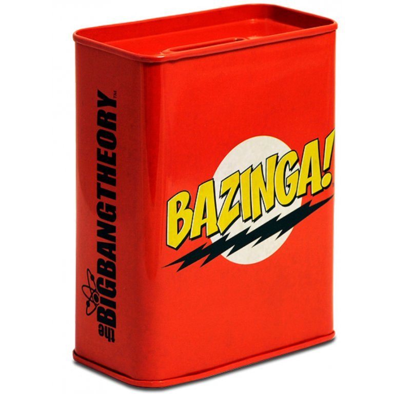 Pokladnička The Big Bang Theory - Bazinga - 9 x 12 x 5 cm
