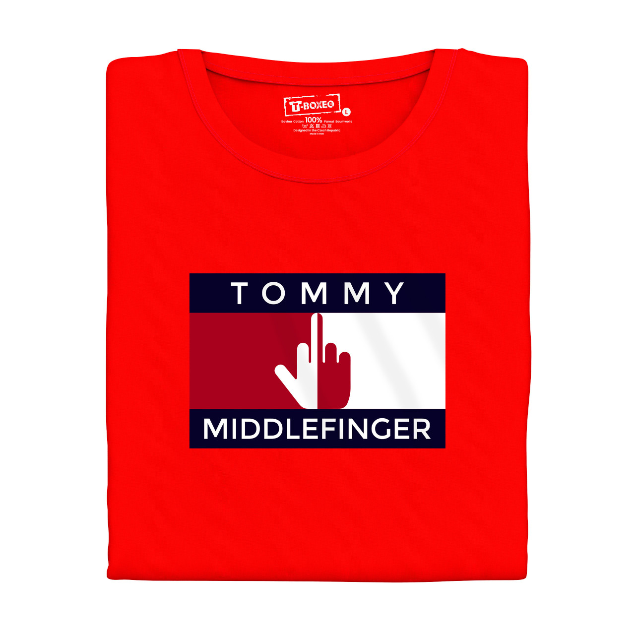 Pánské tričko s potiskem “Tommy Middlefinger”