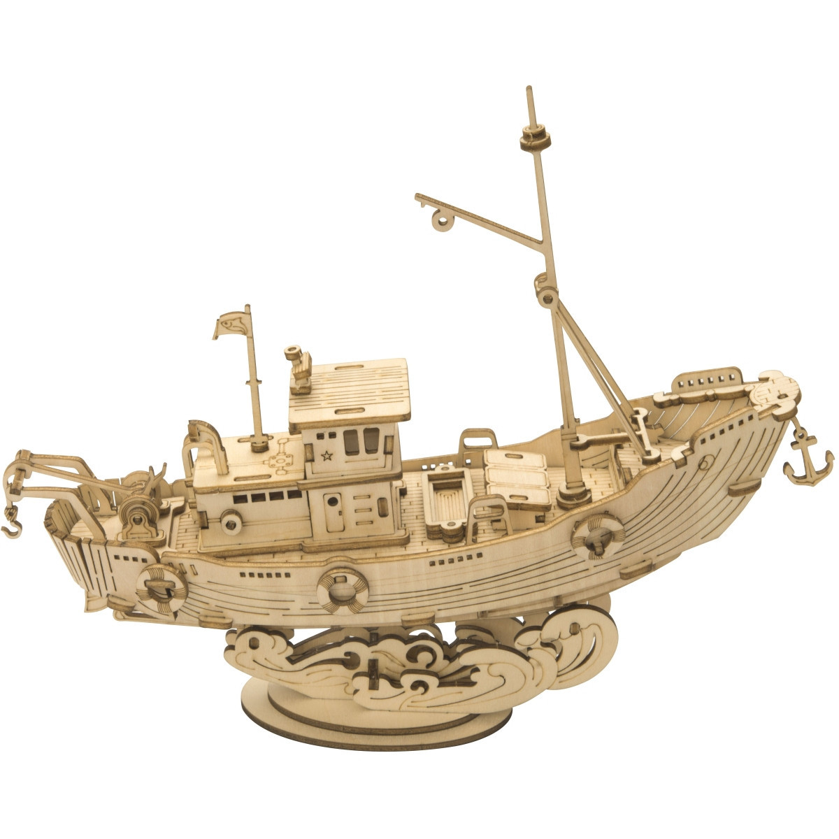 3D stavebnice rybářské lodi