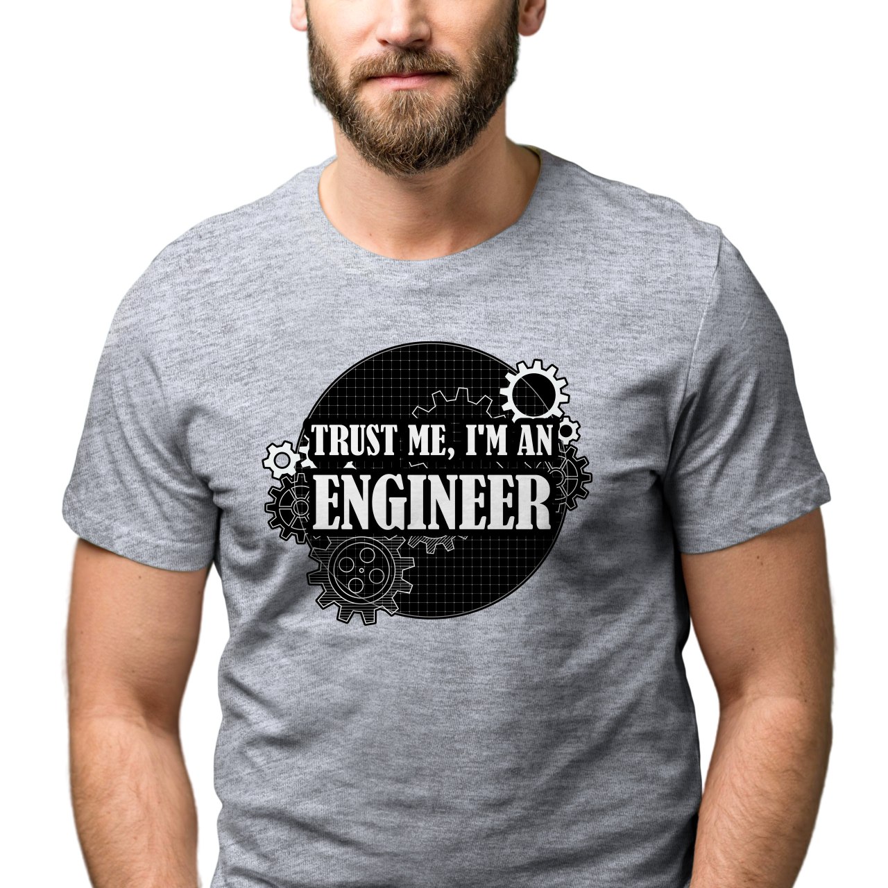 Pánské tričko s potiskem “Věř mi, jsem Inženýr”