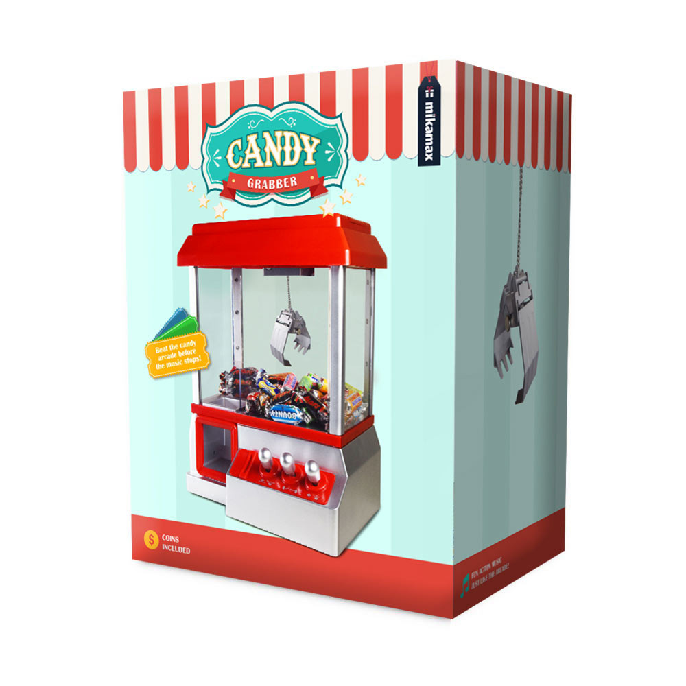 Automat s jeřábem na bonbony
