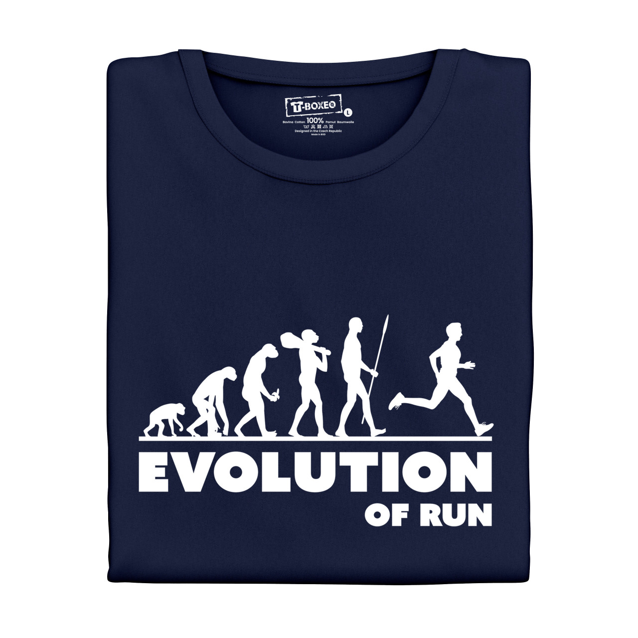 Pánské tričko s potiskem "Evoluce Běžce"
