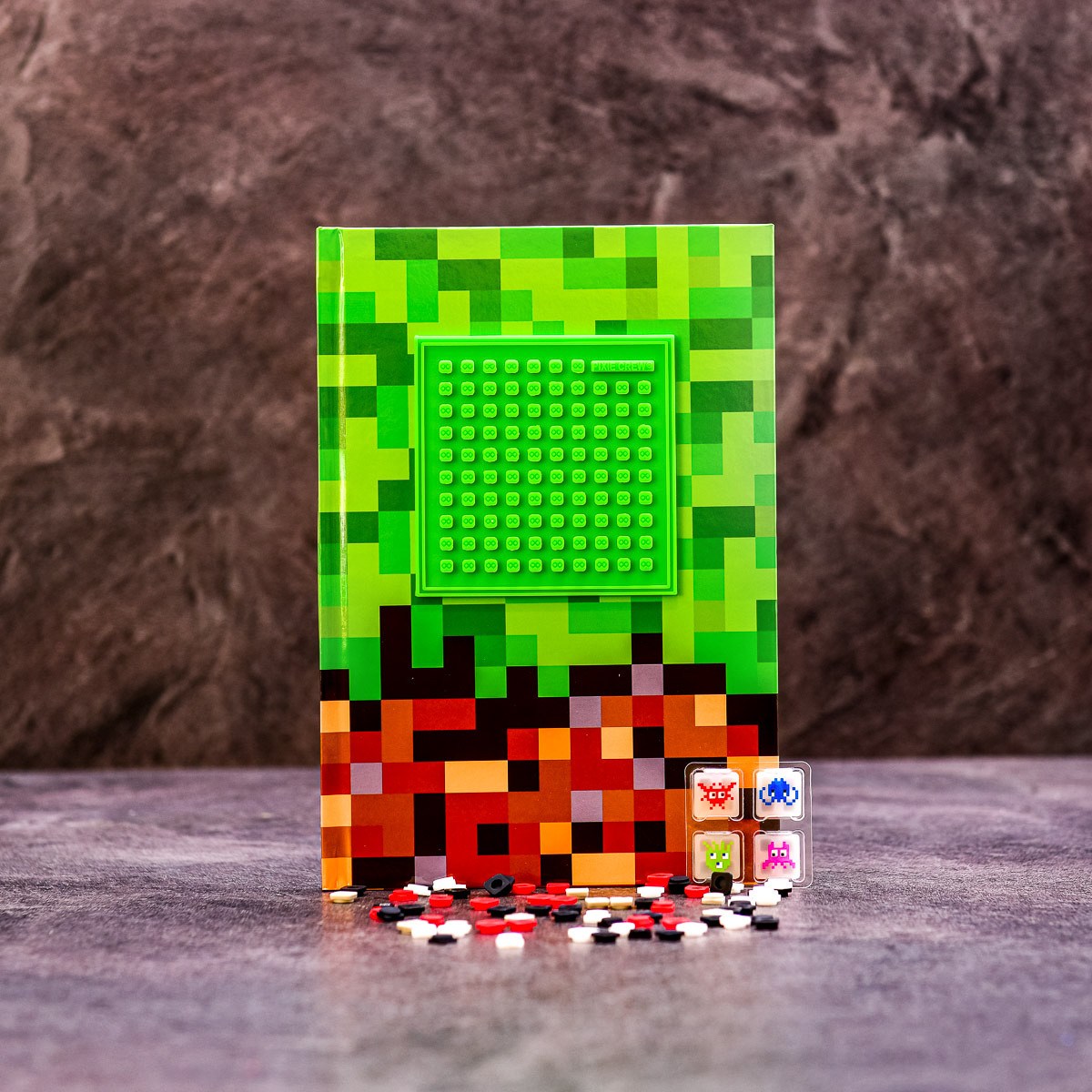 PIXIE CREW Deník A5 Minecraft zeleno-hnědý - zápisník