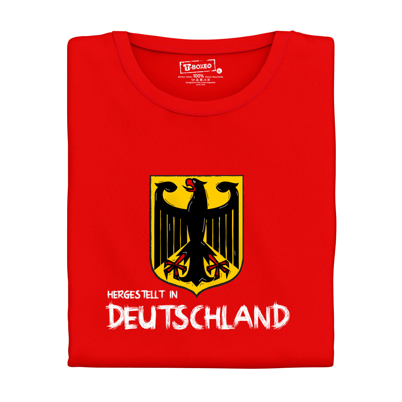 Pánské tričko s potiskem "Vyrobilo mě Německo" DE