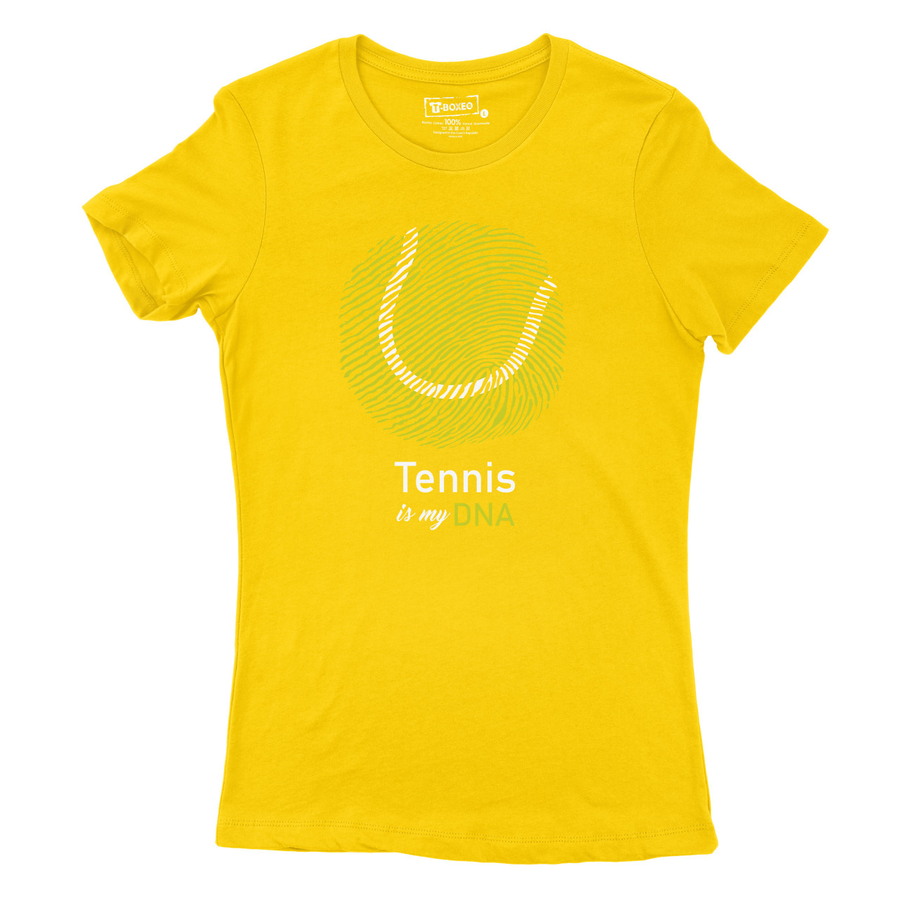 Dámské tričko s potiskem "Tennis is my DNA"