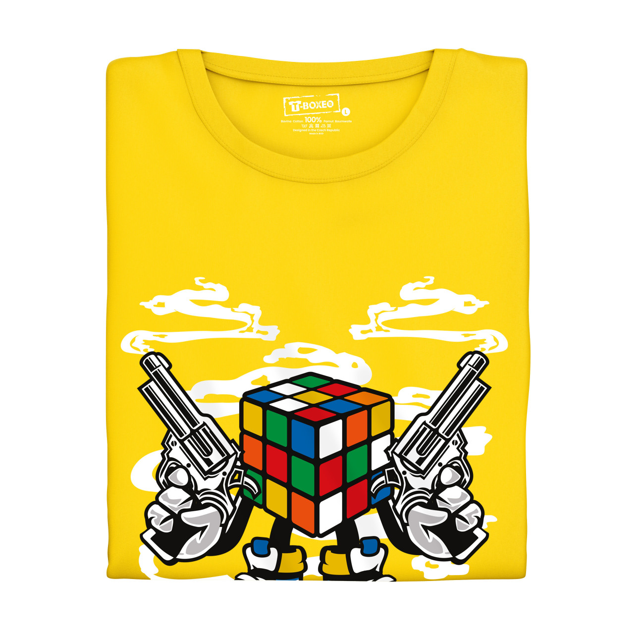 Pánské tričko s potiskem “Gangsta Rubikova kostka”