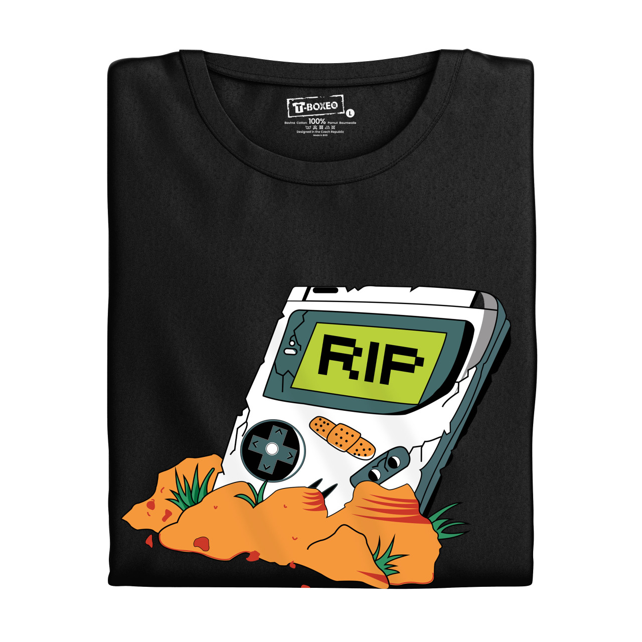 Pánské tričko s potiskem “RIP Gameboy”