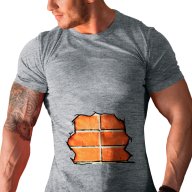 Pánské tričko s potiskem “Pekáč buchet z cihel”