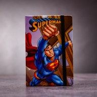 Vánoční stromeček se zápisníkem Superman