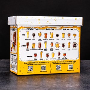 Beerboxeo - Geschenkverpackung voller Bierspezialitäten und Fleisch