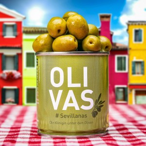 Grüne Oliven Olivas Sevillanas 80 g 