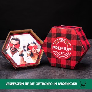 Surpriseboxeo-Geschenkset Flanell voller Rumspezialitäten