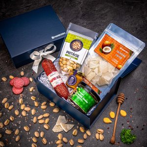 Giftboxeo Geschenkbox (royal blue) - Für den Feinschmecker