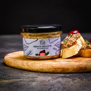 Hirsch-Rillette mit Wildkräutern 170 g – Mr.HomeMade