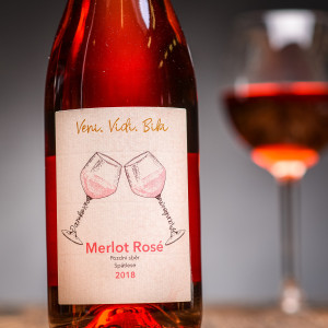 Roséwein Merlot Rosé späte Ernte 0,75 l - halbtrocken